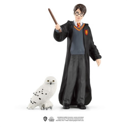 Figurines Set Hedwige & Harry Potter