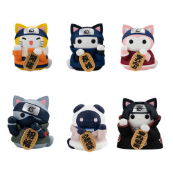 Figurines Set Nyaruto! Maneki Neko FORTUNE MEGA CAT PROJECT NARUTO
