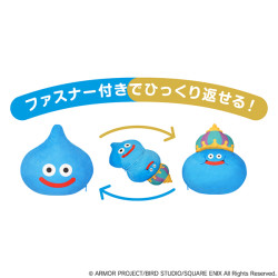 Oreiller Reversible Roi Gluant Dragon Quest Smile Slime