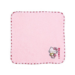 Serviette Hot Spring Embroidery Hello Kitty Yukata Sanrio