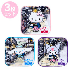 Mini Towel Set Hot Spring Town Sanrio Characters