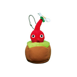 Peluche Porte-clés Pull-Out Pikmin Rouge