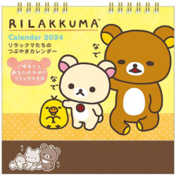 Calendar Tsubuyaki Rilakkuma