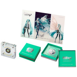 Official Color Gold & Silver Coin Set Hatsune Miku Happy 16th Birthday