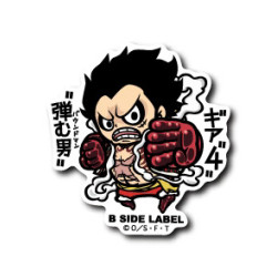 Sticker Luffy Gear 4 Bounce-man 2023 Red One Piece B-SIDE LABEL