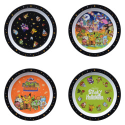 Melamine Plates Set Pokémon Paldea Spooky Halloween