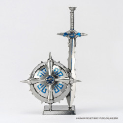 Metallic Nano Puzzle Sword & Shield Dragon Quest