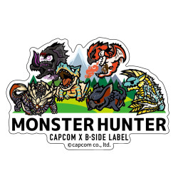 Sticker Monster Hunter CAPCOM40th×B-SIDE LABEL