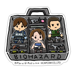 Sticker Resident Evil CAPCOM40th×B-SIDE LABEL