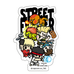 Sticker Street Fighter CAPCOM40th×B-SIDE LABEL
