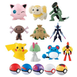 Figurine avec Bonbon Collection Fierce Battle Carmadura vs Malvalame Pokémon Get