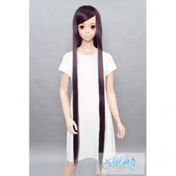 Cosplay Perruque Sara Cheveux Lisse Super Long Violet 07