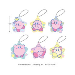 Keychain Set Clear Rubber Kirby