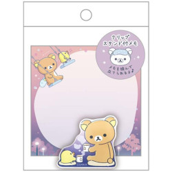 Memo with Clip Stand A You and Slumbering Rilakkuma