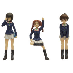 Figurines Set Oarai Academy Turtle Team Girls und Panzer Final Character