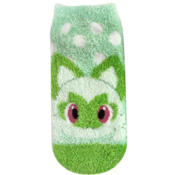 Fluffly Socks 23-25 Sprigatito Dots Pokémon