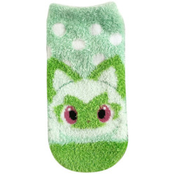 Fluffly Socks 15-21 Sprigatito Dots Pokémon