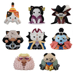 Figurines Set Nyanpiecenyan! Maneki Neko FORTUNE MEGA CAT PROJECT One Piece
