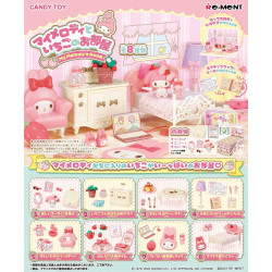 Figurines Box My Melody and Strawberry Room Dining