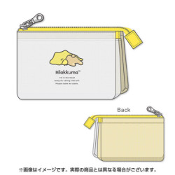 Mini Pouch 3 Pockets Yellow NEW BASIC RILAKKUMA