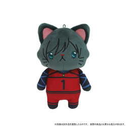 Peluche Porte-clés With Sleep Shade Rin Itoshi Blue Lock withCAT