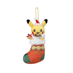 Peluche Porte-clés Pikachu Pokémon Paldea's Christmas Market