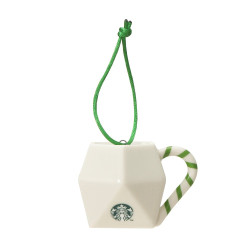 Ornament Candy Cane Mug Starbucks Christmas Holiday 2023