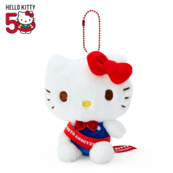 Peluche Porte-clés Sanrio Hello Kitty 50th Anniversary