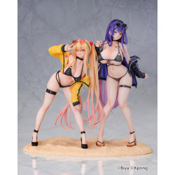 Figurines Set Yuna & Sayuri with Special Base Illustration by Biya & K Pring