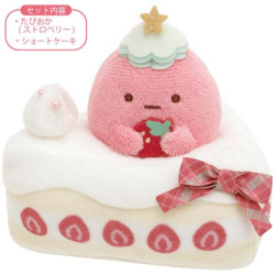 Plush Tapioca Strawberry Ver. Sumikko Gurashi Strawberry Christmas