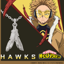 Collier Argent Hawks My Hero Academia