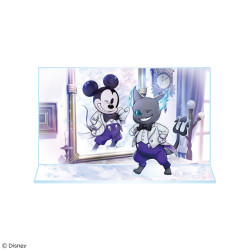 Support Acrylique Hologram Diorama Mickey & Grim Disney Twisted Wonderland
