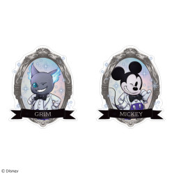 Holo Stickers Set Mickey & Grim Disney Twisted Wonderland