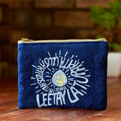 Denim Pouch Magic Spell Castle in the Sky