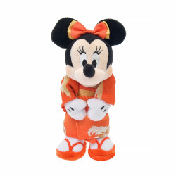 Plush Keychain Minnie Kimono Ver. Disney Japan City Specific
