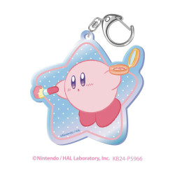 Porte-clés Aurora en forme d'étoile Makeup Play Kirby Happy Morning