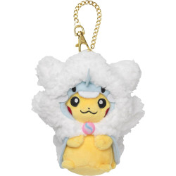 Peluche Porte-clés Méga-Altaria Poncho Pikachu Pokémon