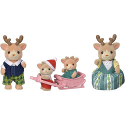 Figurines Set Reindeer Family Sylvanian Families