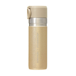 Stainless Steel Bottle STANLEY Glitter Gold 2023 Starbucks Holiday Wishes