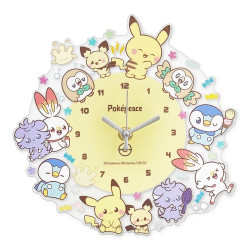 Horloge Murale Acrylique Pokémon Poképeace