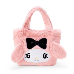 Face-shaped Fur Handbag My Melody Sanrio