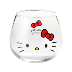 Glass Yurayura Hello Kitty Face Sanrio