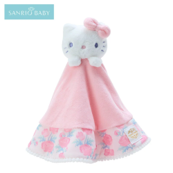Serviette Peluche Lavable pour Bébé Hello Kitty Sanrio Baby