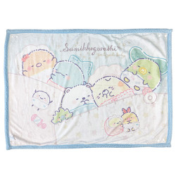 Blanket 4way Blue Baby Sumikko Gurashi