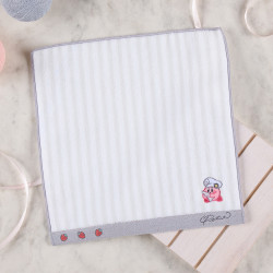 Hand Towel Cream & Strawberry Kirby Café Petit