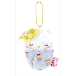 Plush Keychain Swaddle Mimmy Sanrio Hello Kitty 50th Anniversary