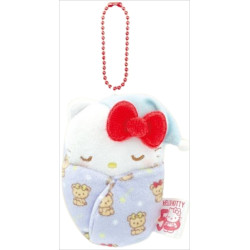 Plush Keychain Swaddle Sanrio Hello Kitty 50th Anniversary