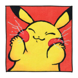 Serviette Mains Pikachu Pokémon What's your charm point?