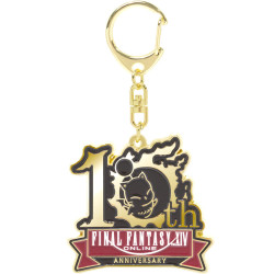 Porte-clés Métallique 10th Anniversary Final Fantasy XIV