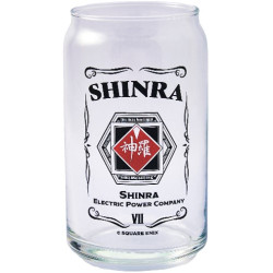 Can-shaped Glass Shinra Company Final Fantasy VII Rebirth